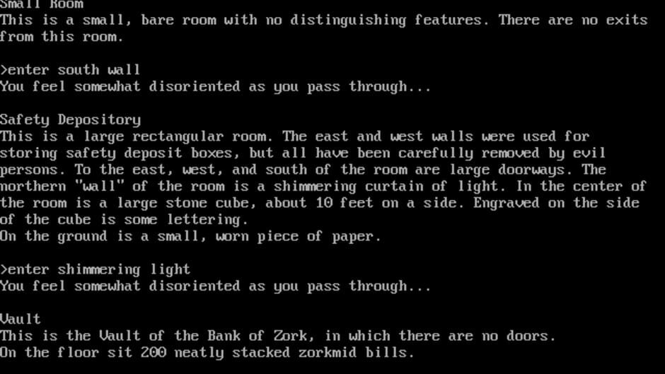 Screenshot for Zork II: The Wizard of Frobozz