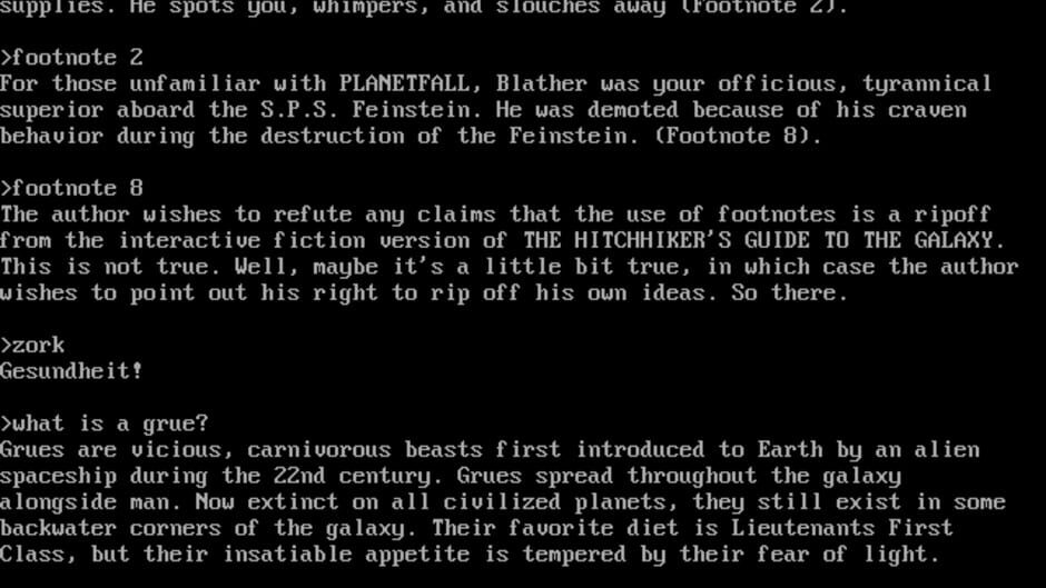 Screenshot for Stationfall