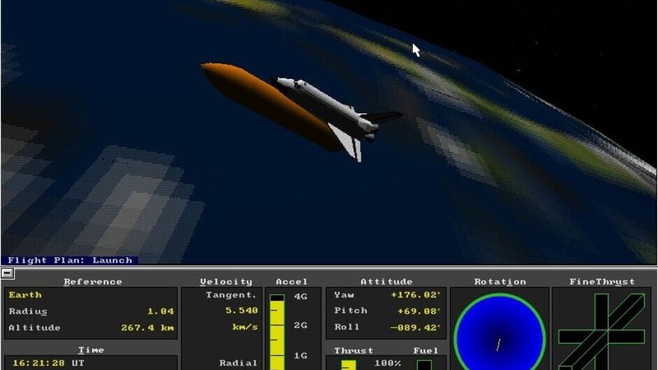 Screenshot for Microsoft Space Simulator
