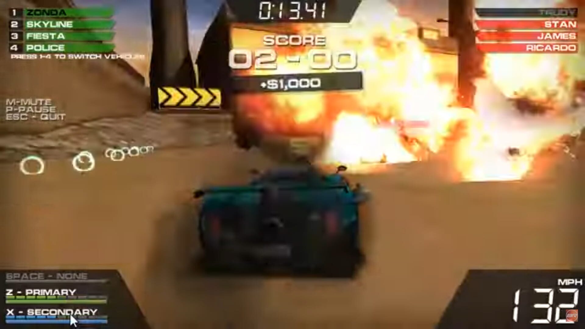Screenshot for Burnin' Rubber 5
