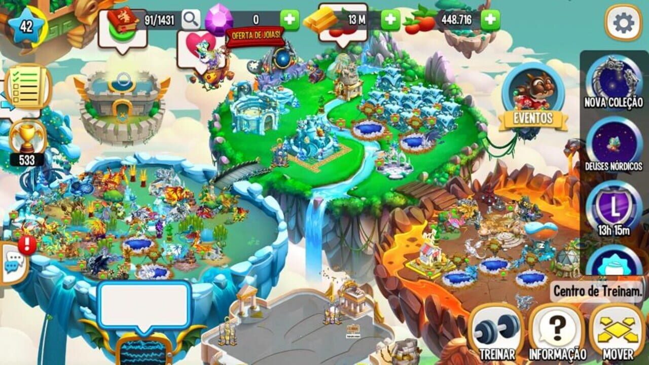 Screenshot for Dragon City