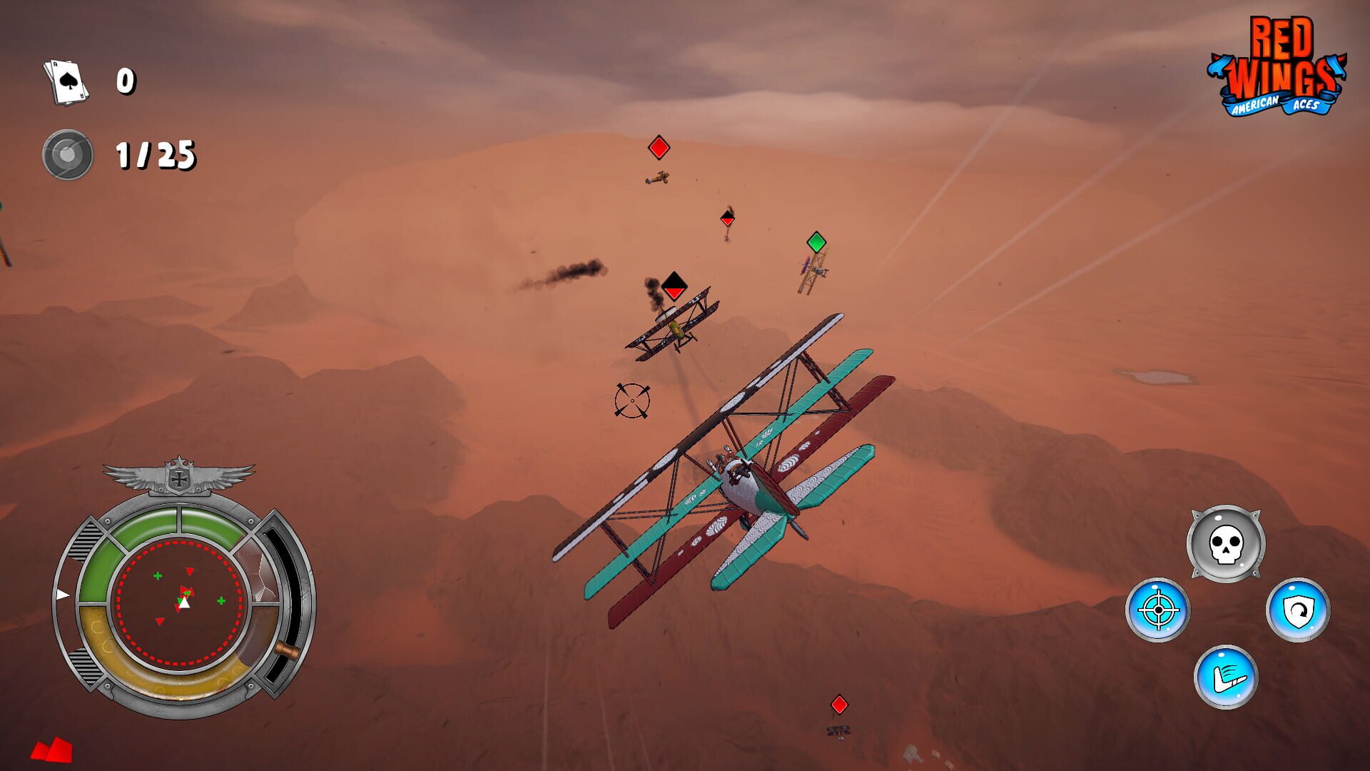 Screenshot for Red Wings: American Aces