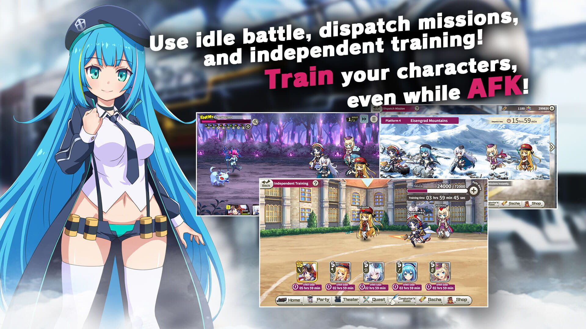 Screenshot for Mist Train Girls