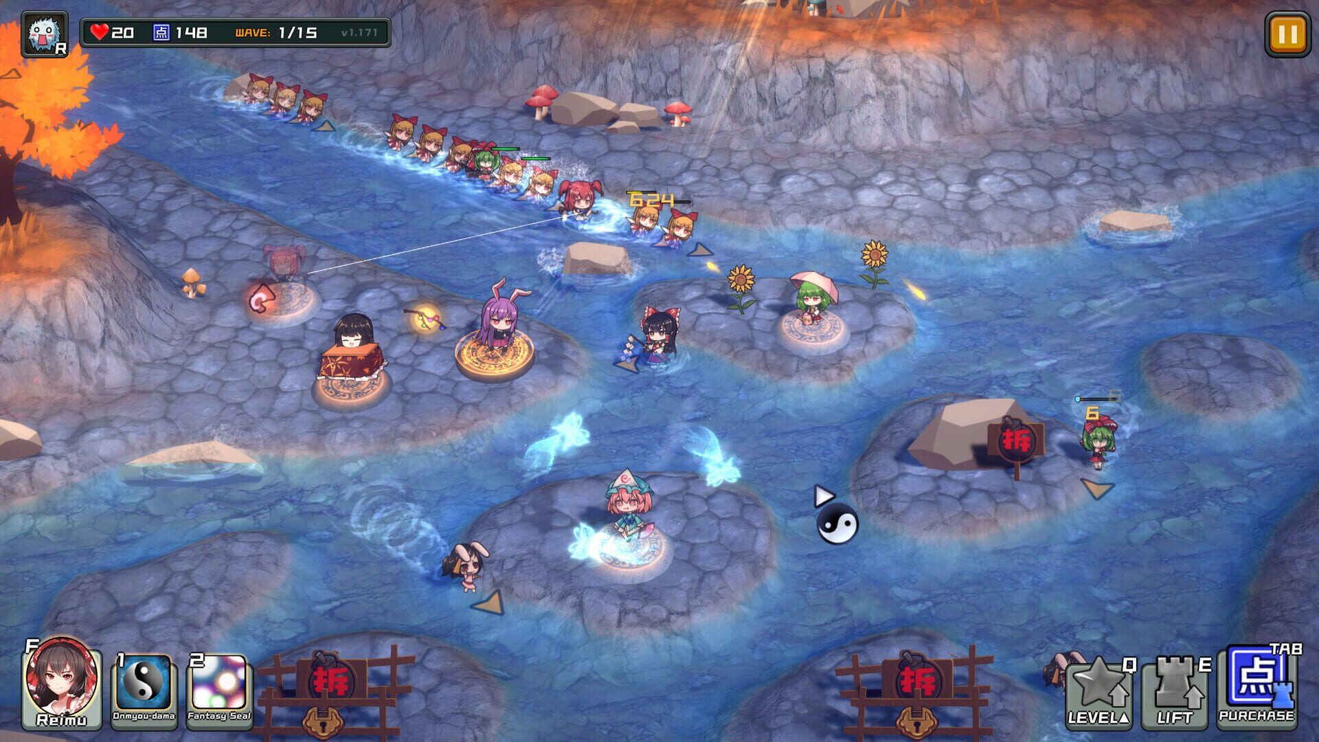Screenshot for Touhou Monster TD