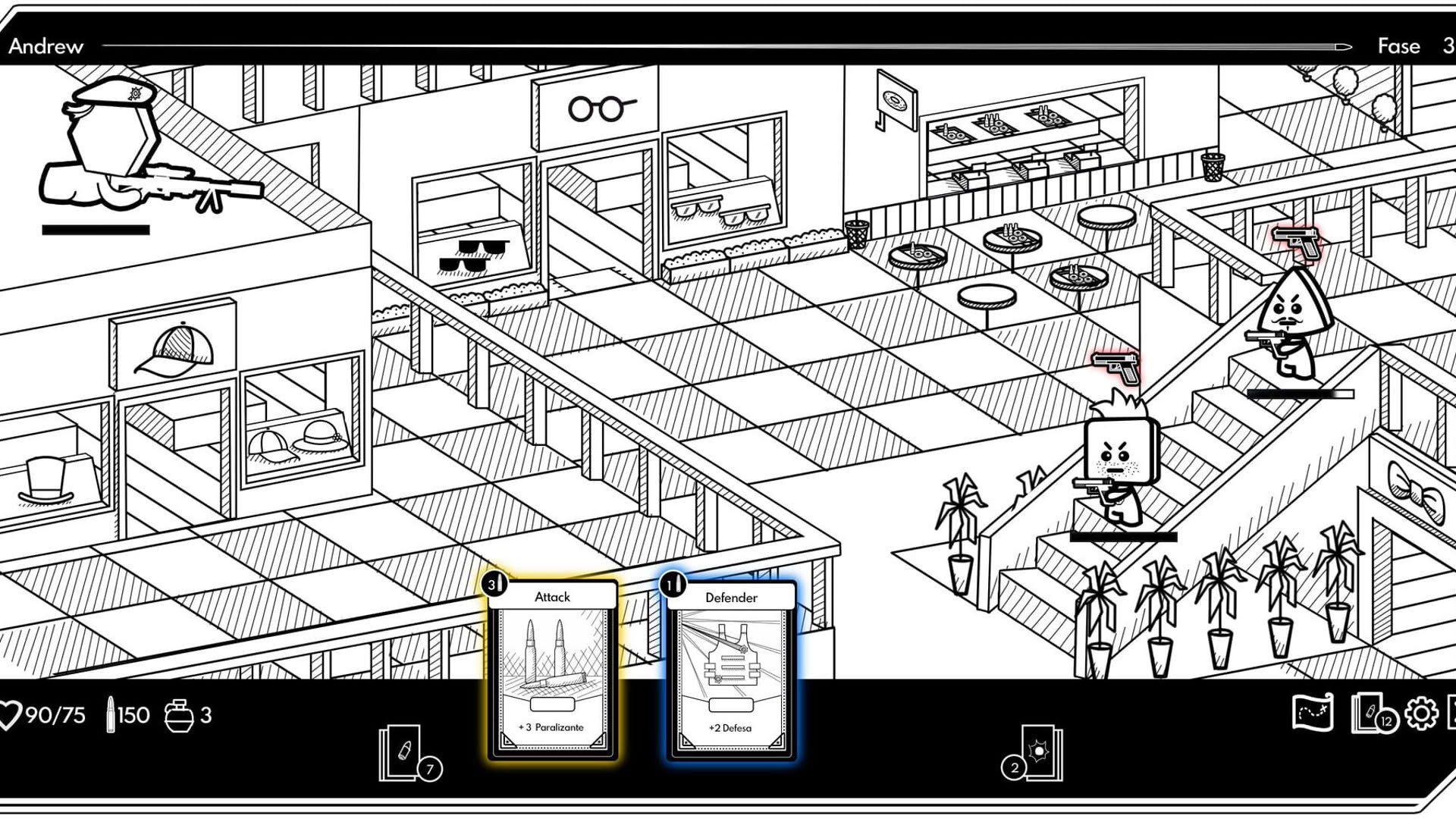 Screenshot for Geometric Sniper: Card Game