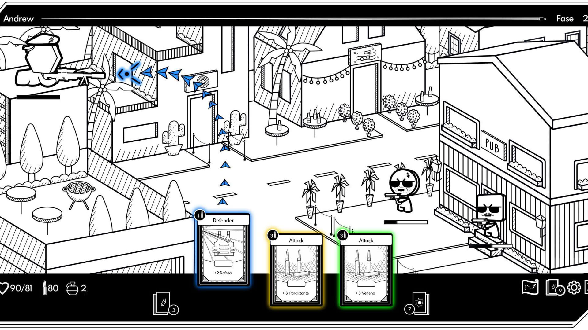 Screenshot for Geometric Sniper: Card Game