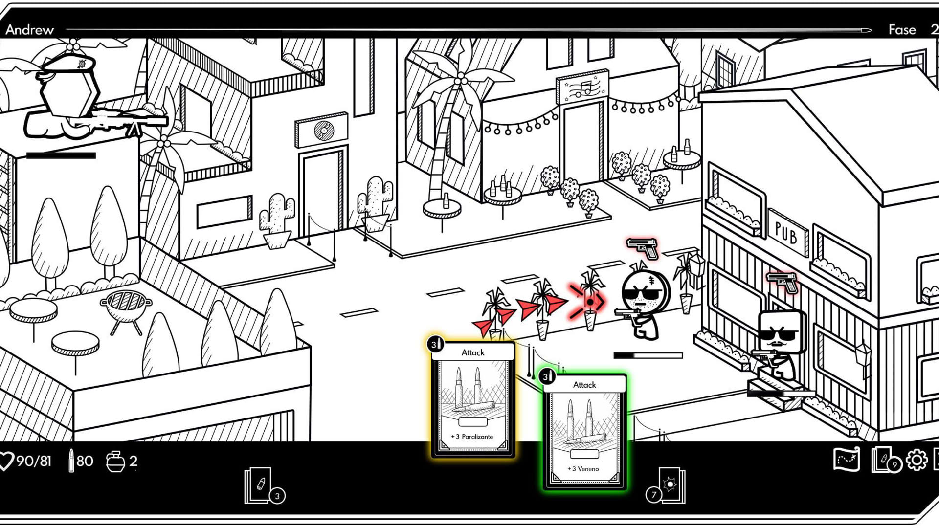 Screenshot for Geometric Sniper: Card Game