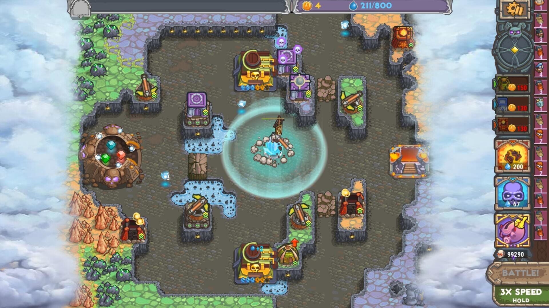 Screenshot for Cursed Treasure 2: Ultimate Edition - Tower Defense