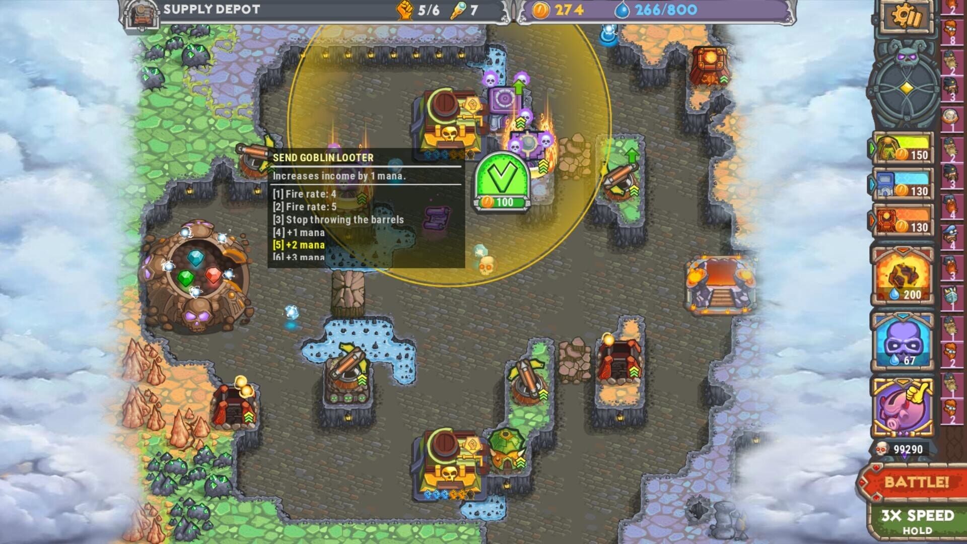 Screenshot for Cursed Treasure 2: Ultimate Edition - Tower Defense