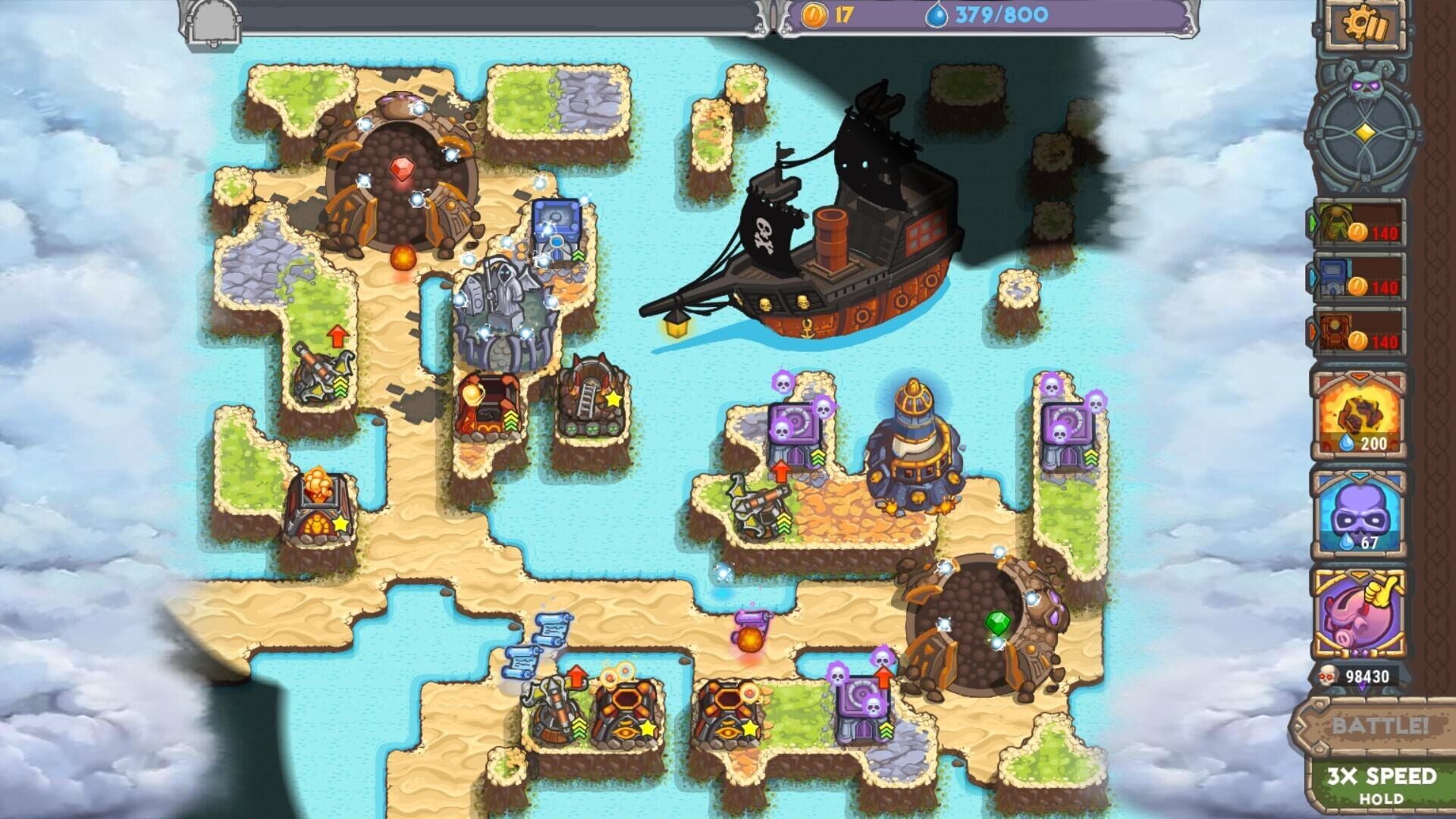 Screenshot for Cursed Treasure 2: Ultimate Edition - Tower Defense