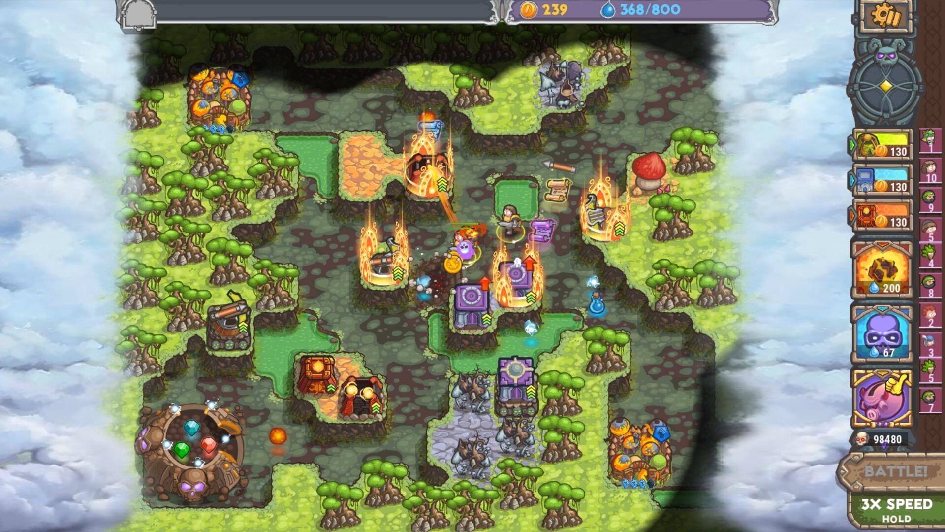 Screenshot for Cursed Treasure 2: Ultimate Edition - Tower Defense