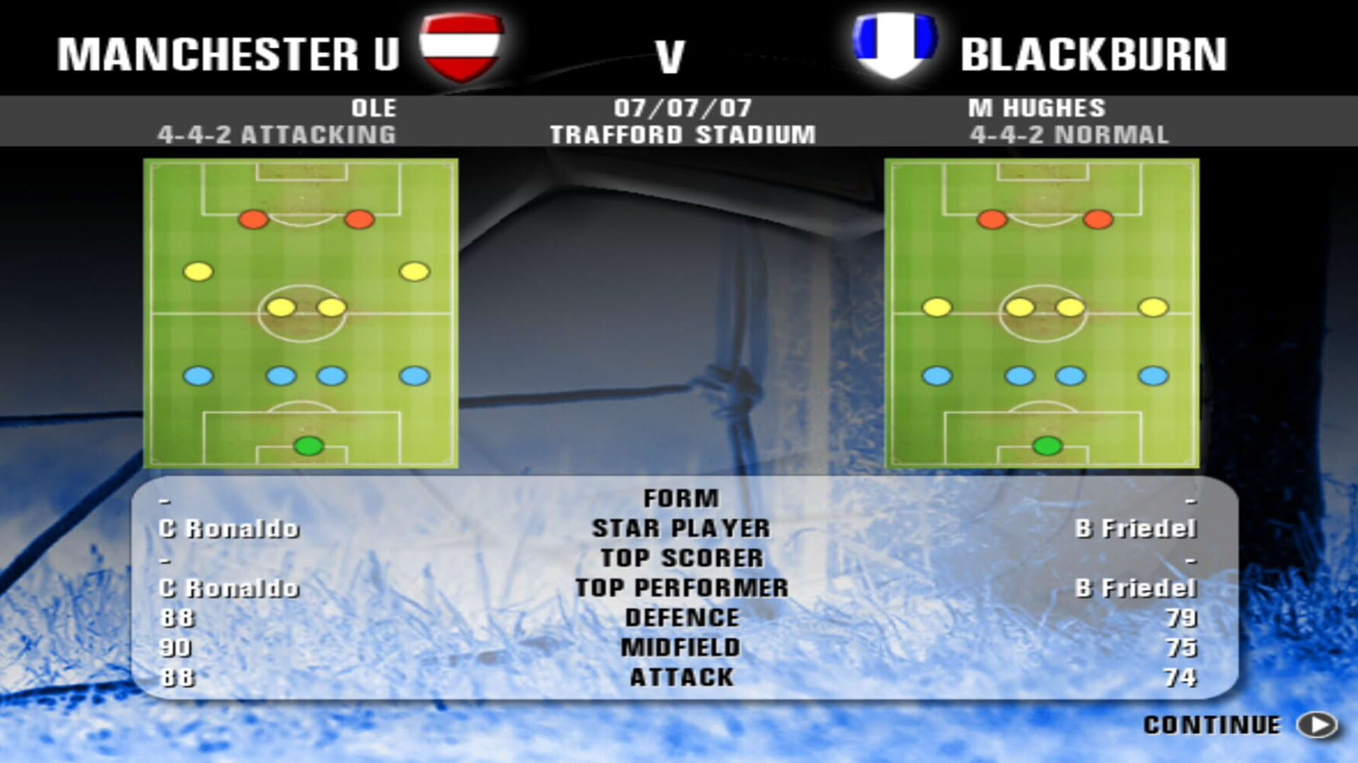 Screenshot for Premier Manager 08