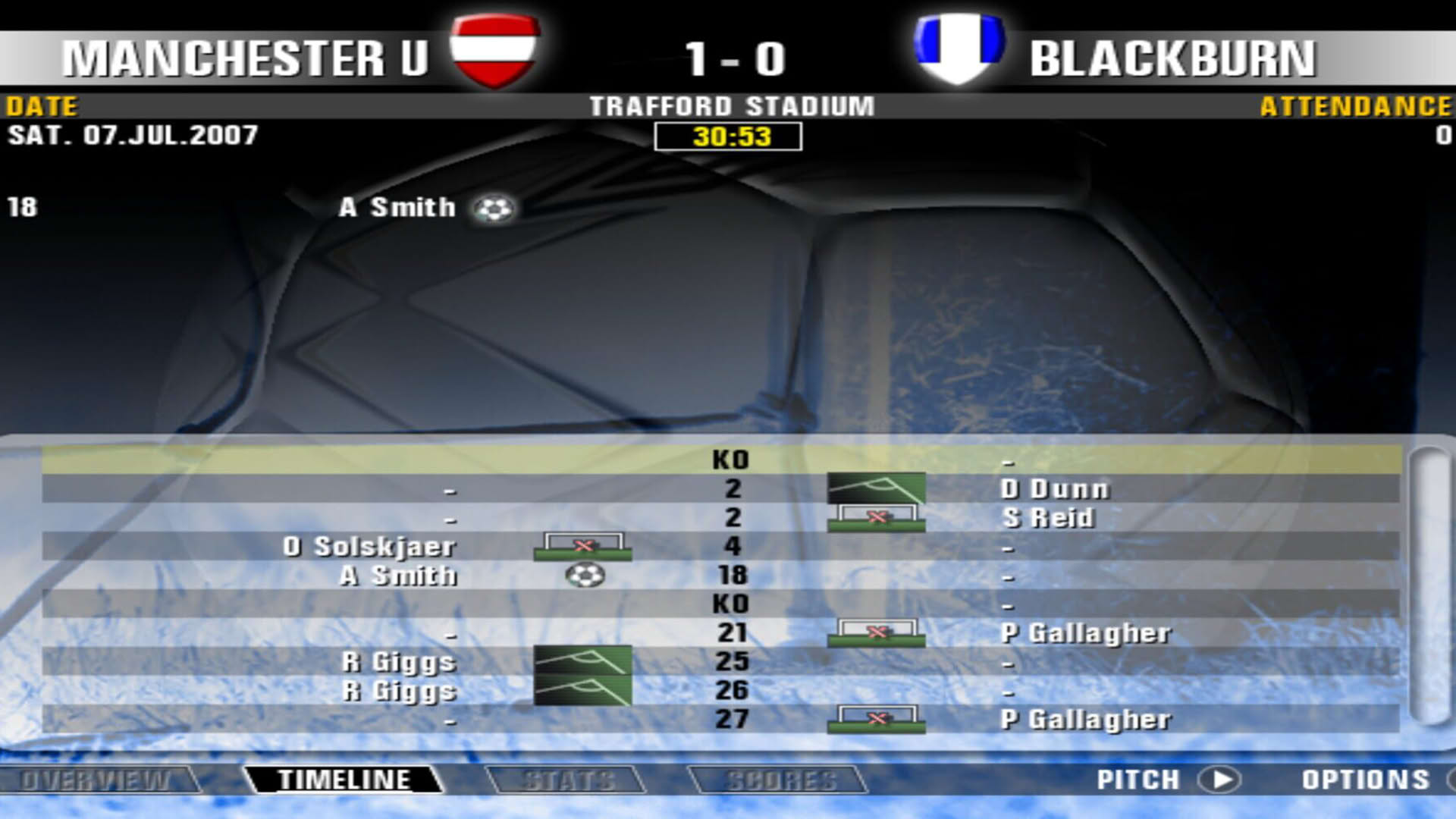 Screenshot for Premier Manager 08