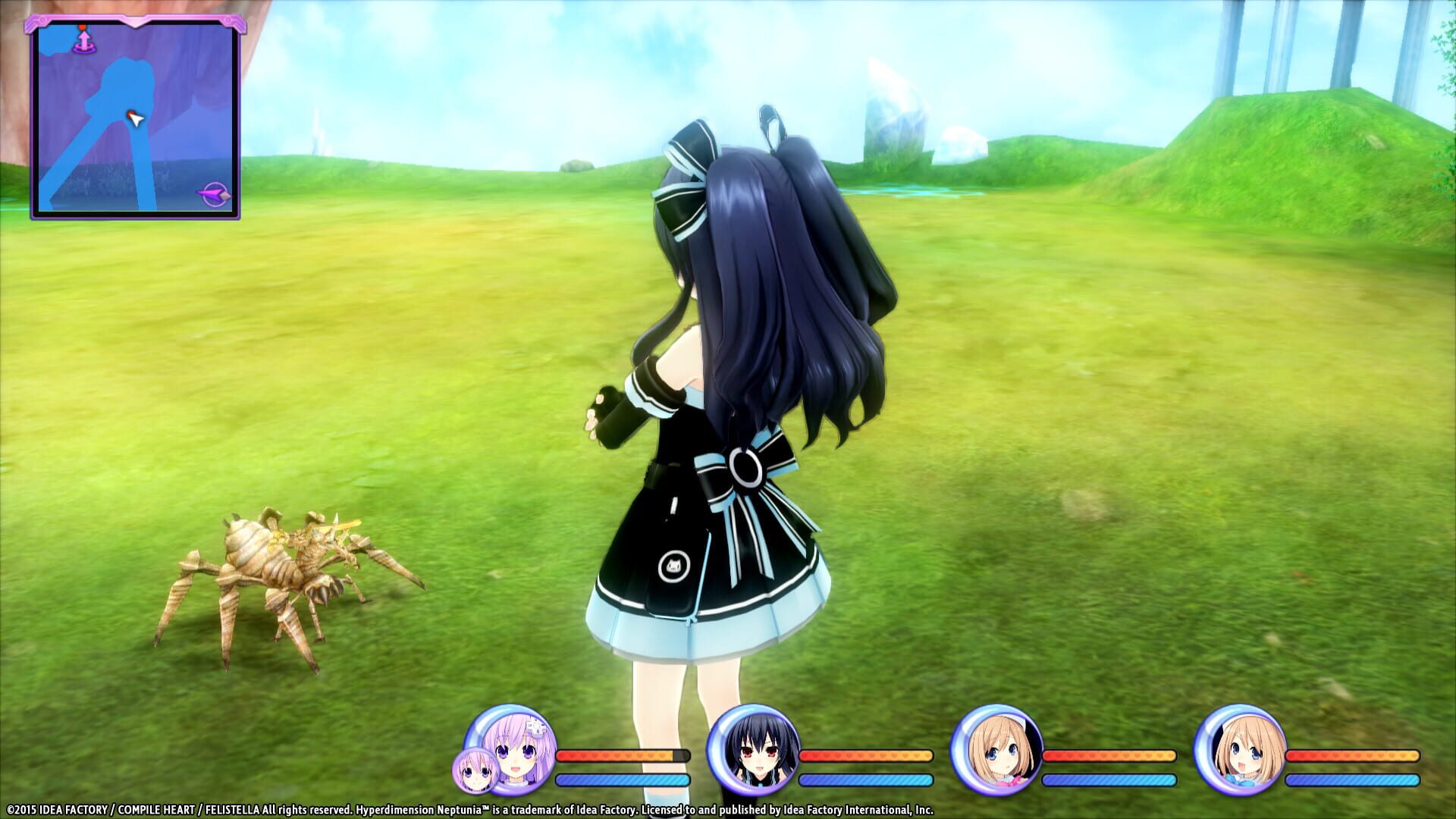 Screenshot for Hyperdimension Neptunia Re;Birth2: Sister's Generation - Mini Island