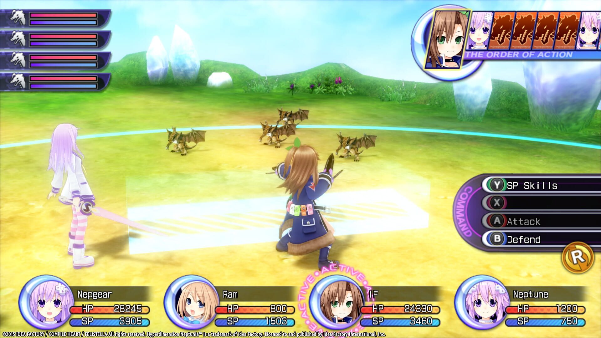 Screenshot for Hyperdimension Neptunia Re;Birth2: Sister's Generation - Mini Island