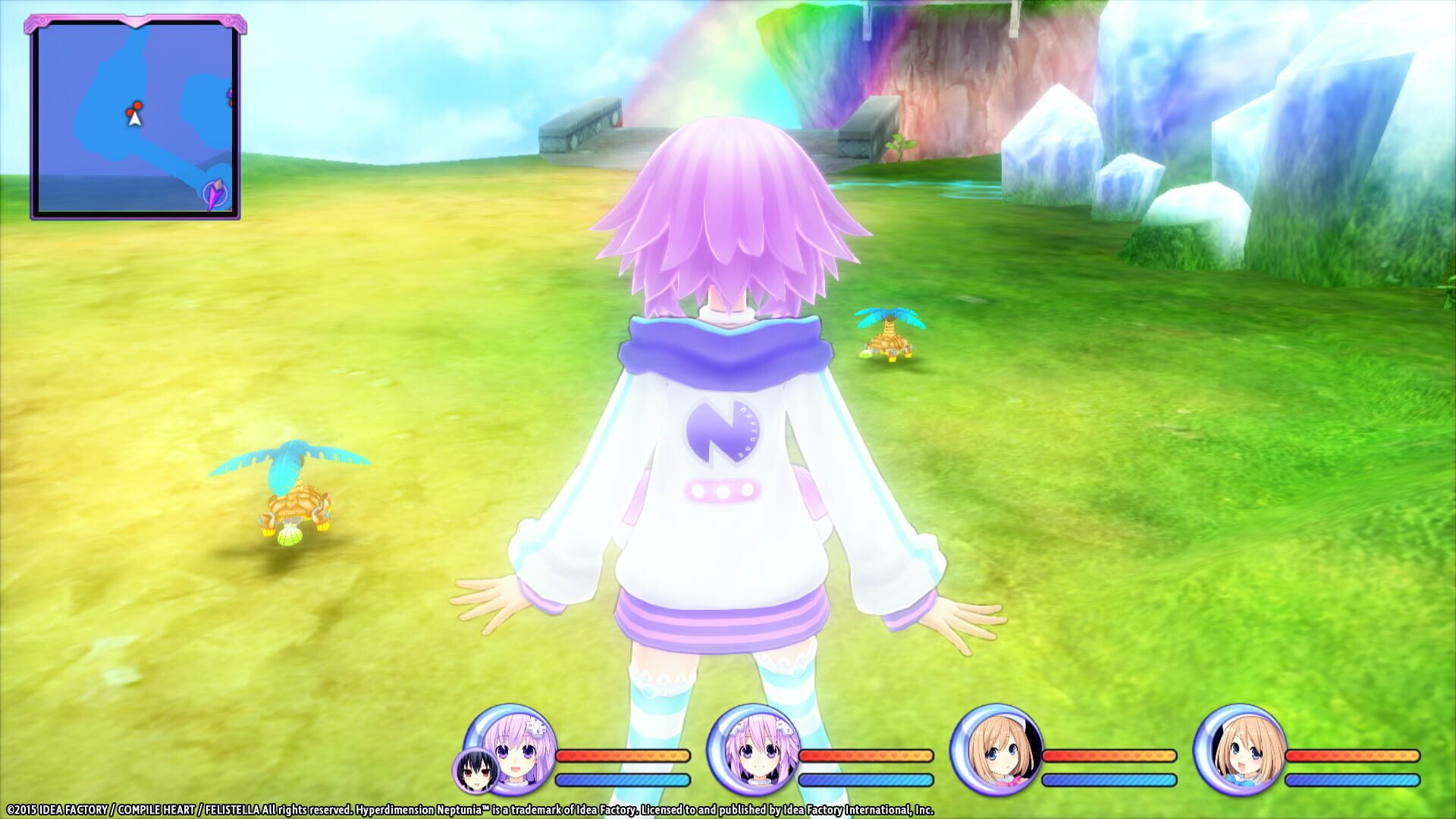 Screenshot for Hyperdimension Neptunia Re;Birth2: Sister's Generation - Mini Island