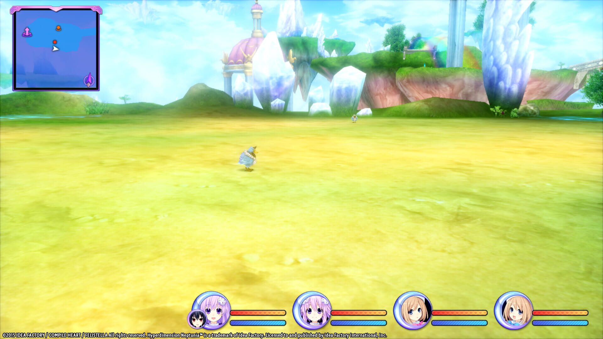 Screenshot for Hyperdimension Neptunia Re;Birth2: Sister's Generation - Mini Island