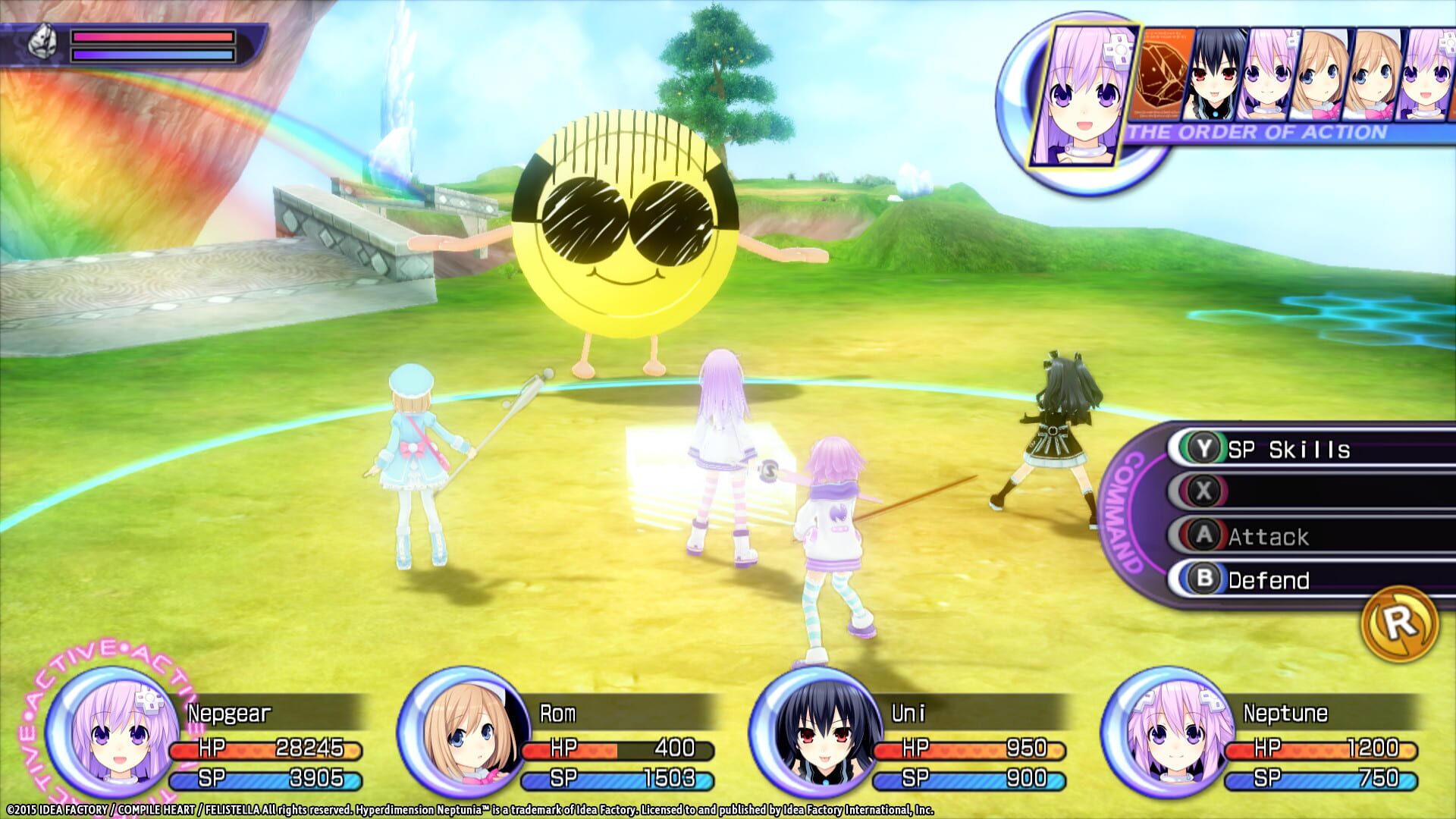 Screenshot for Hyperdimension Neptunia Re;Birth2: Sister's Generation - Giant Island