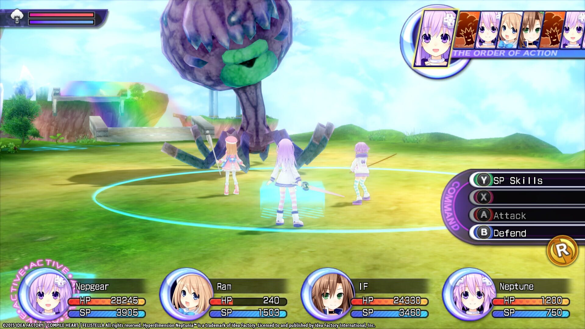 Screenshot for Hyperdimension Neptunia Re;Birth2: Sister's Generation - Giant Island