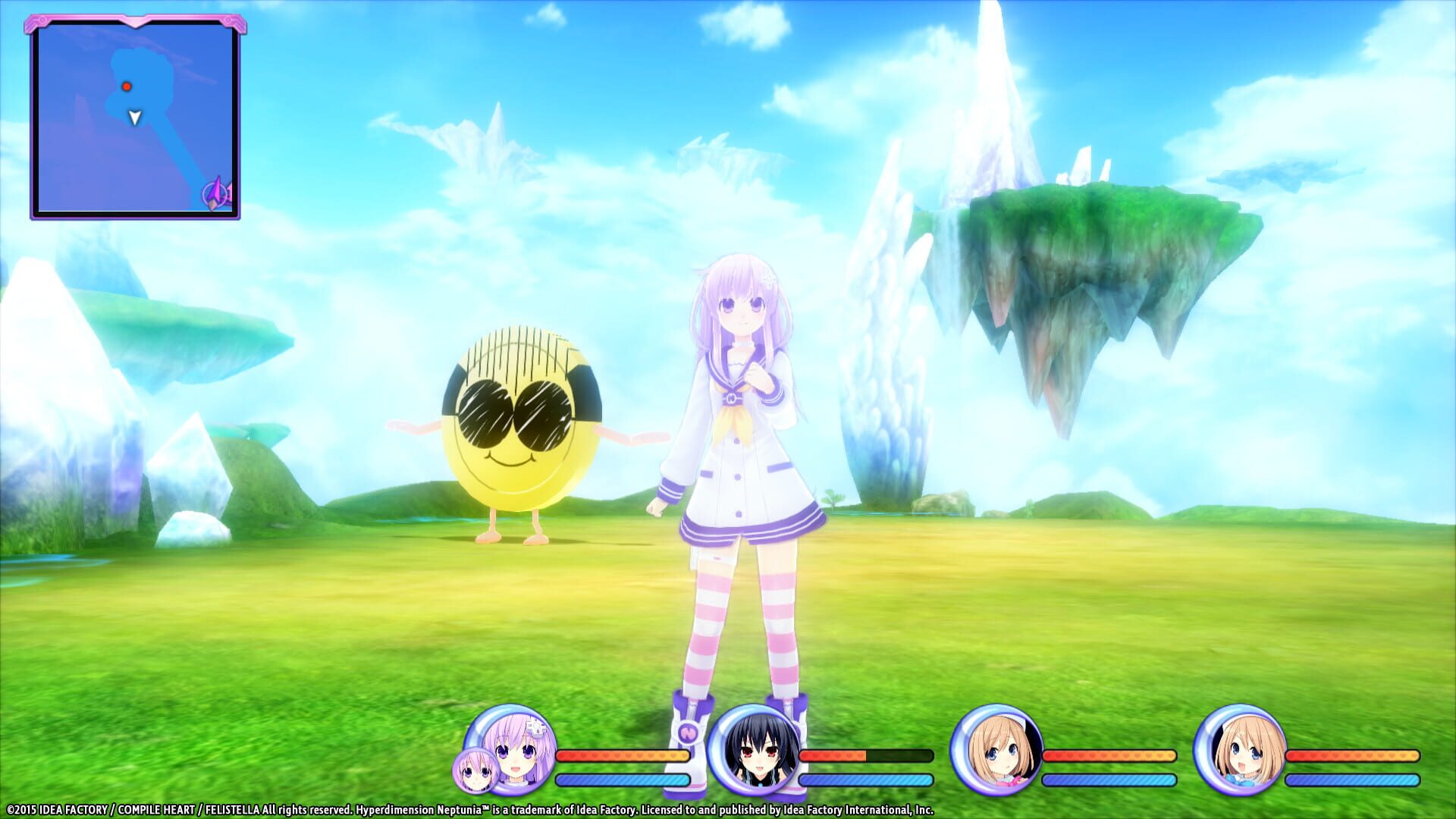 Screenshot for Hyperdimension Neptunia Re;Birth2: Sister's Generation - Giant Island