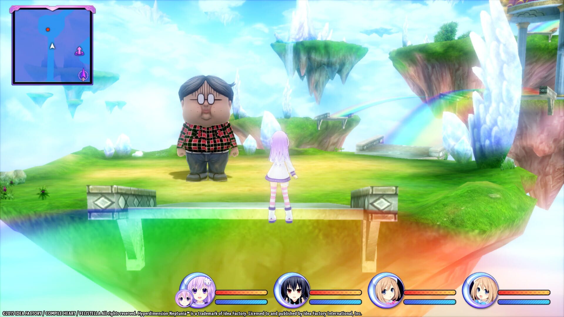 Screenshot for Hyperdimension Neptunia Re;Birth2: Sister's Generation - Giant Island