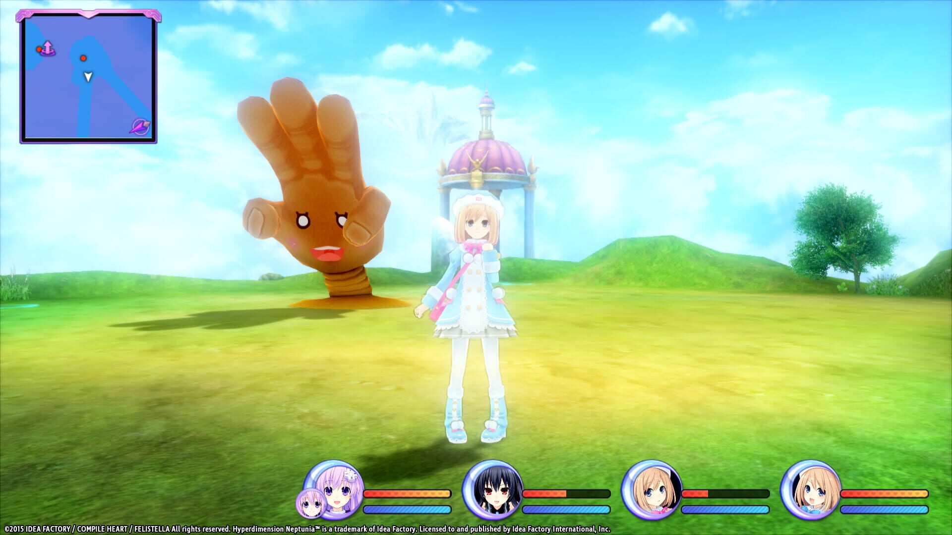Screenshot for Hyperdimension Neptunia Re;Birth2: Sister's Generation - Giant Island