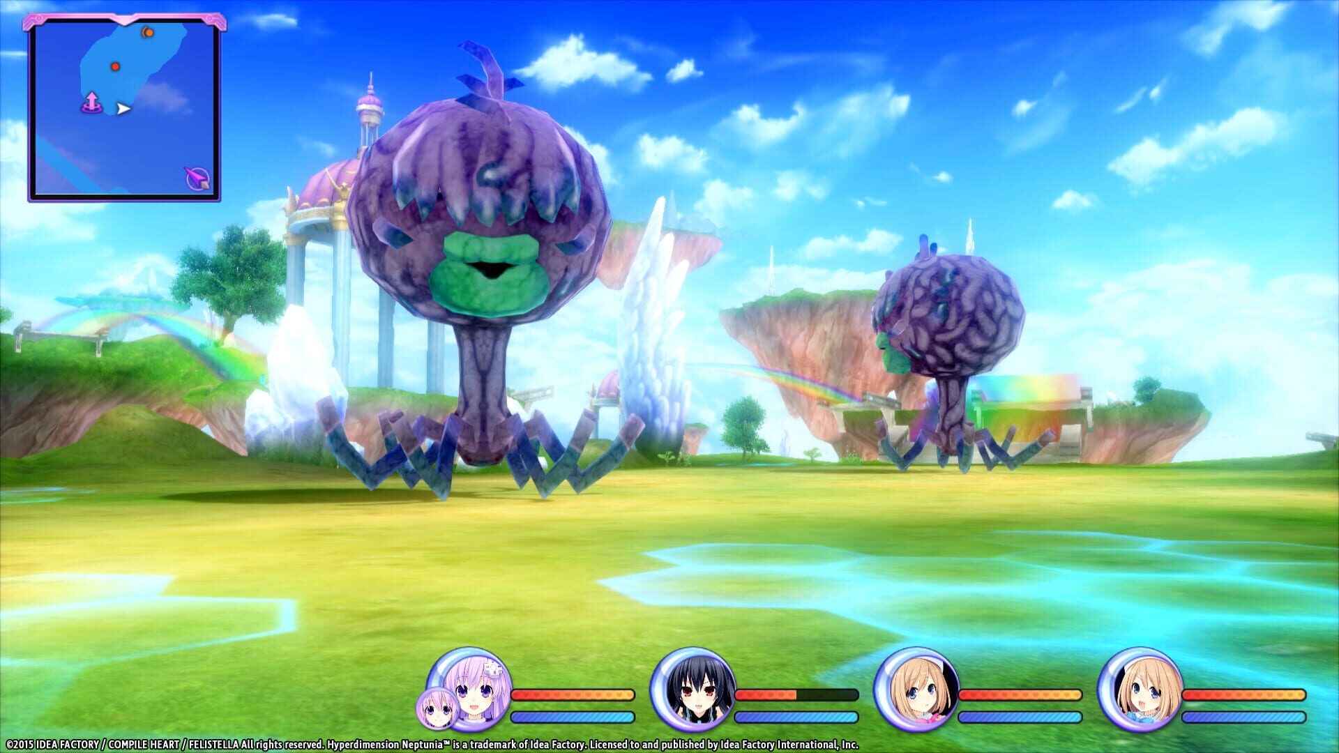 Screenshot for Hyperdimension Neptunia Re;Birth2: Sister's Generation - Giant Island