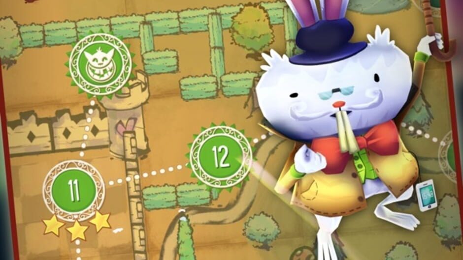 Screenshot for Alice in Wonderland: Puzzle Golf Adventures