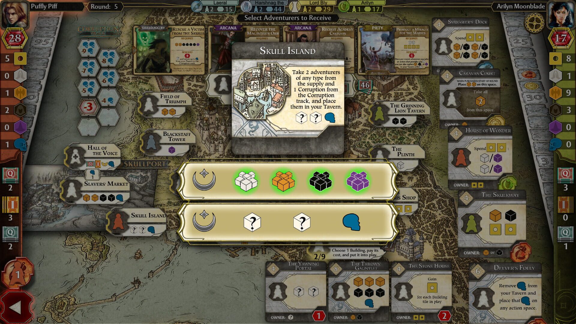 Screenshot for D&D Lords of Waterdeep: Skullport expansion