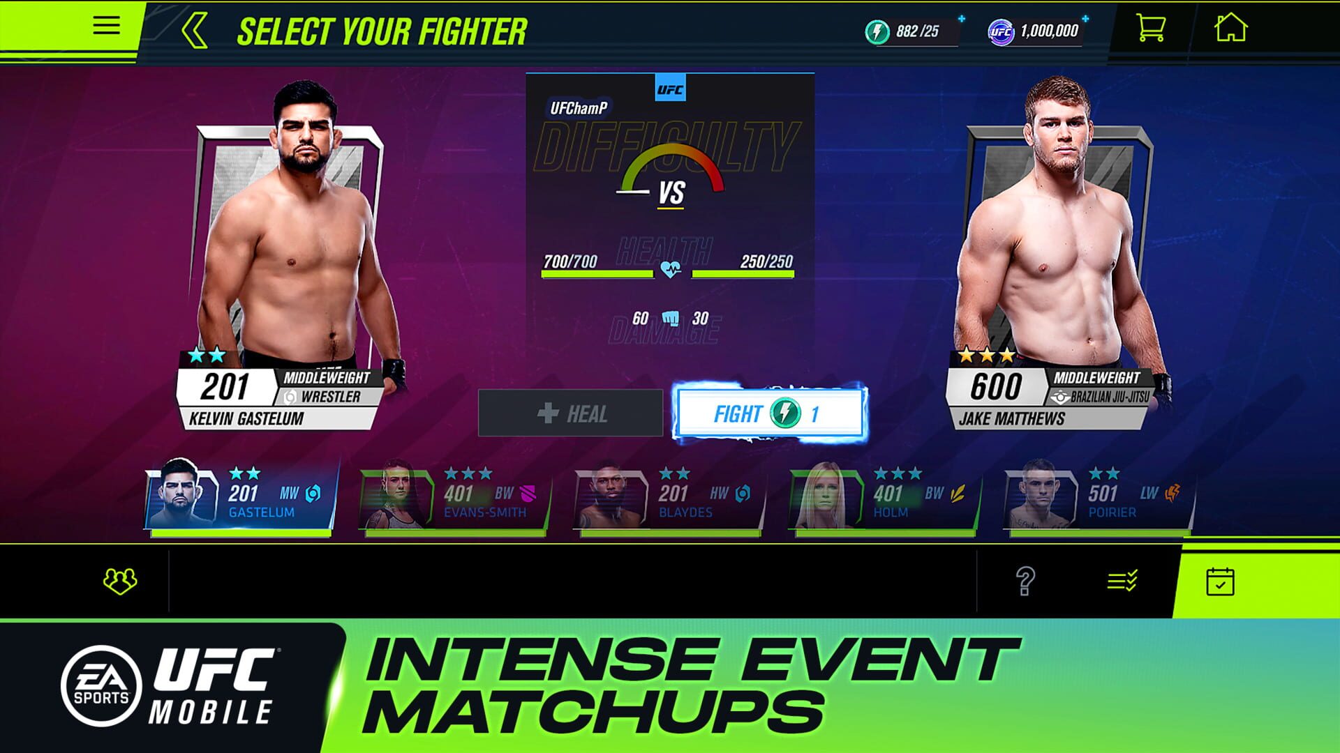 Screenshot for EA Sports UFC Mobile 2