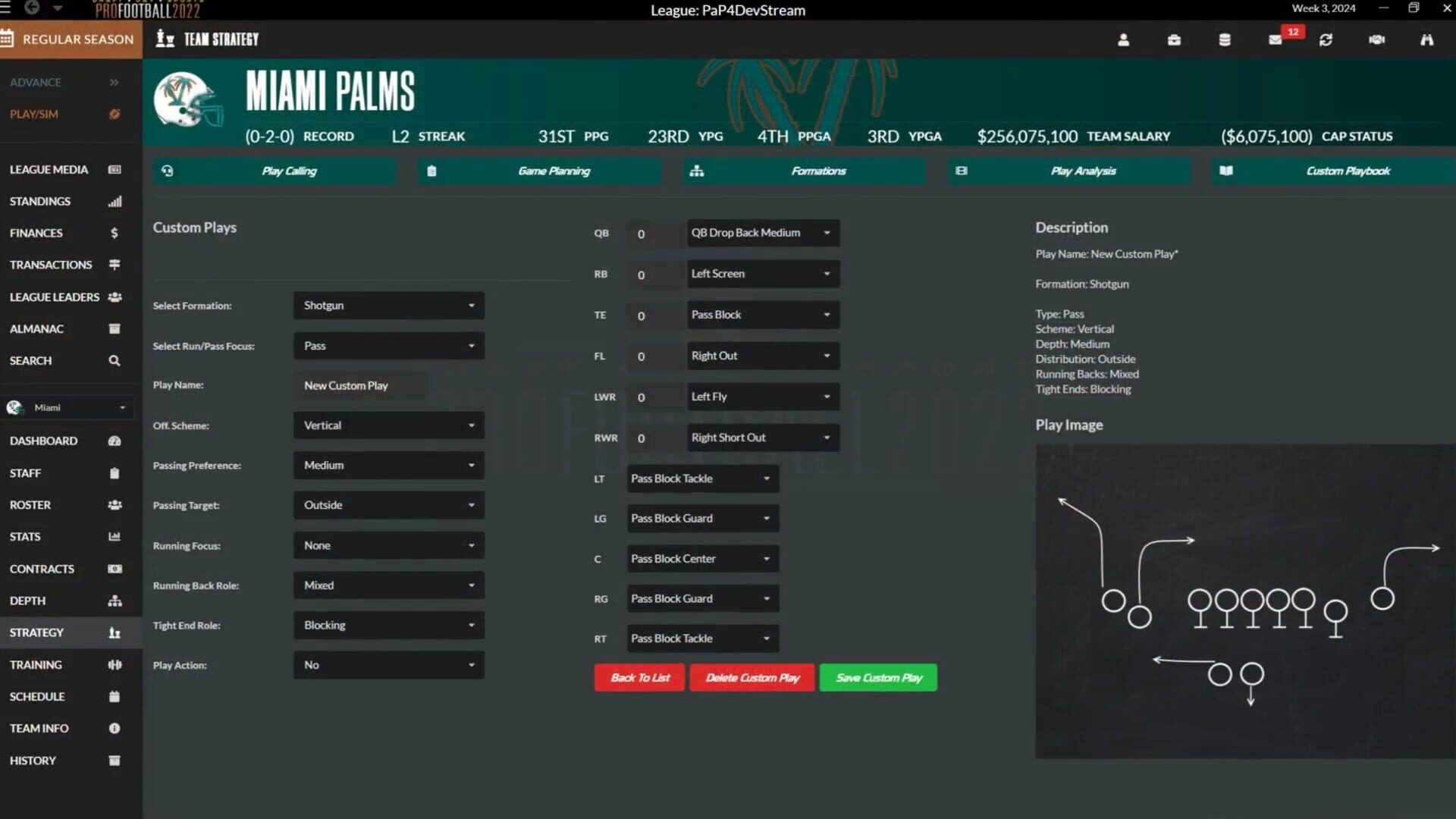 Screenshot for Draft Day Sports: Pro Football 2022
