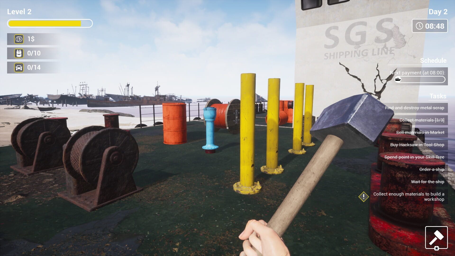 Screenshot for Ship Graveyard Simulator
