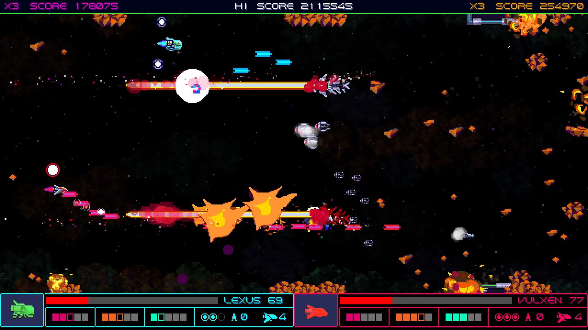 Screenshot for Galactic Wars EX