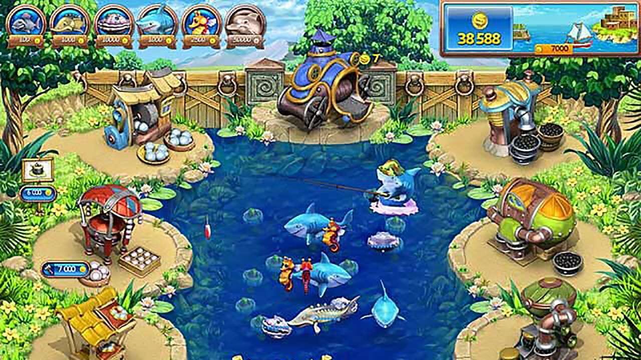 Screenshot for Farm Frenzy: Gone Fishing