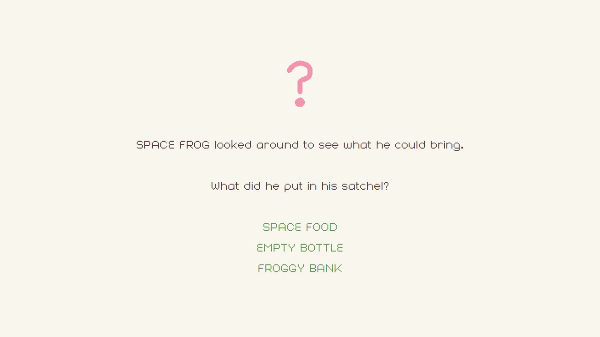 Screenshot for Space Frog!