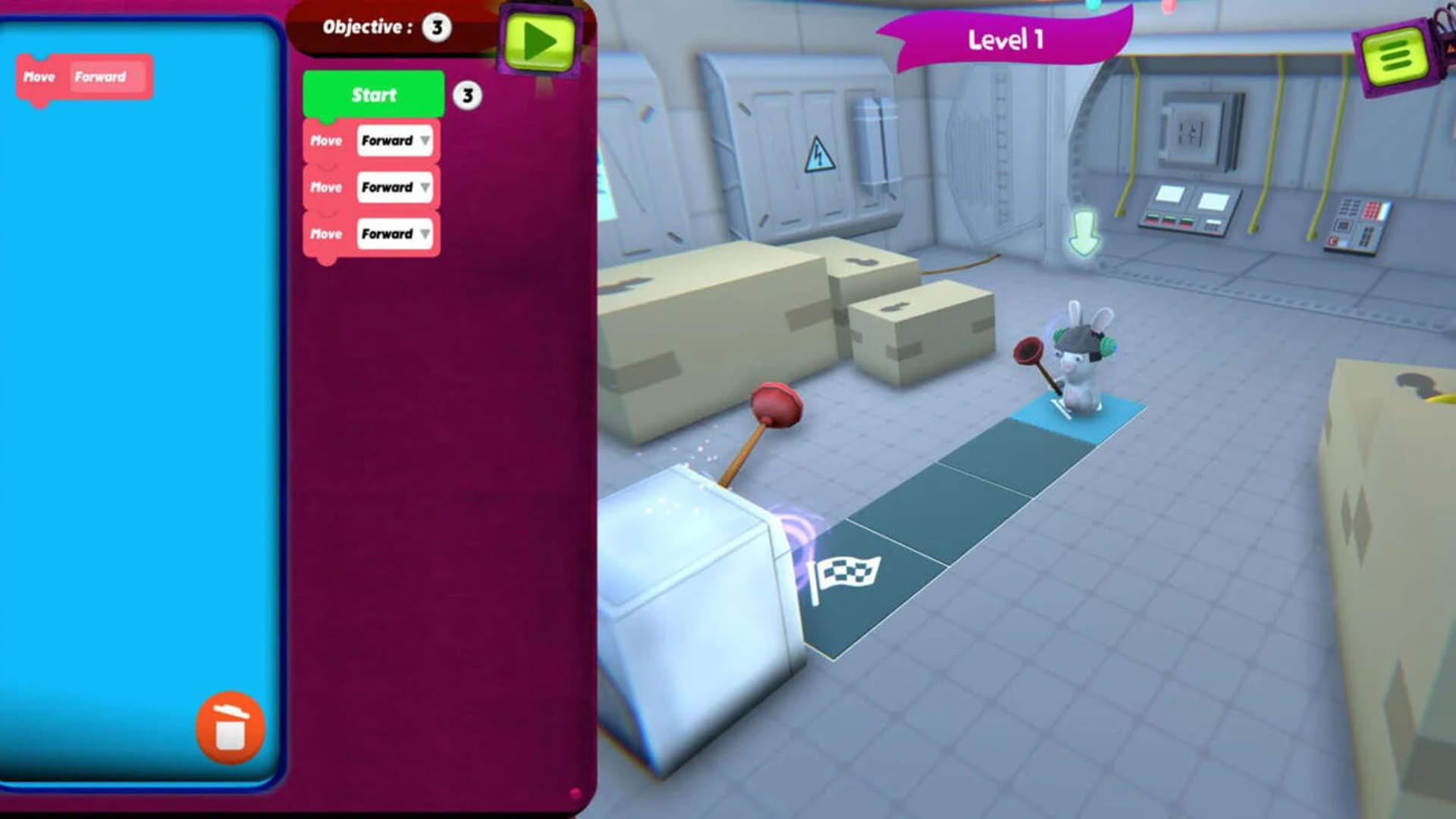 Screenshot for Rabbids Coding!