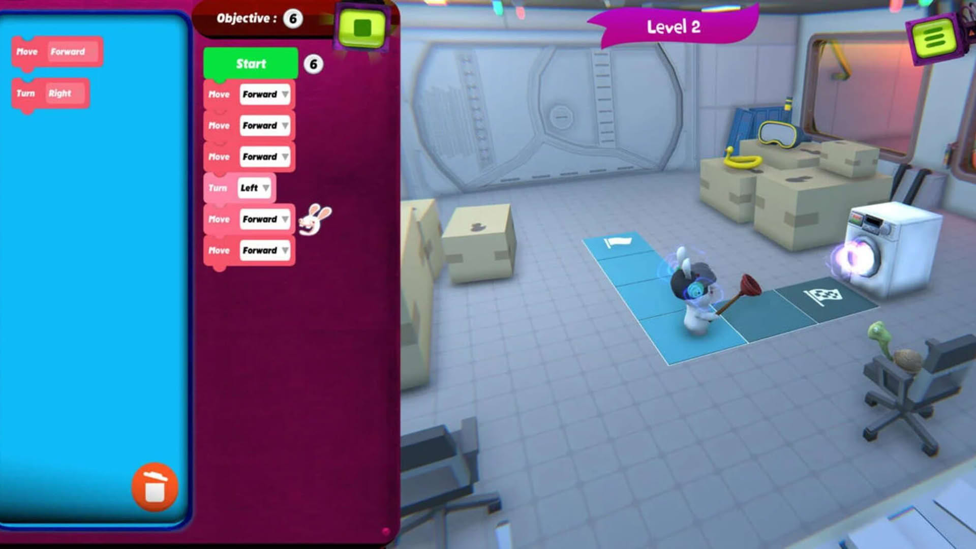 Screenshot for Rabbids Coding!
