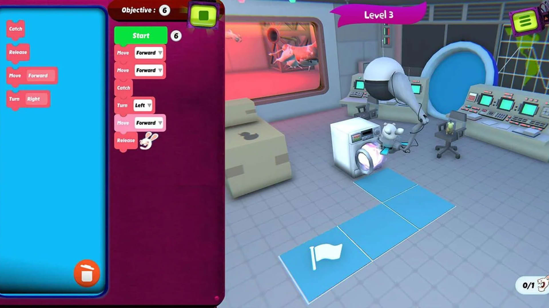 Screenshot for Rabbids Coding!