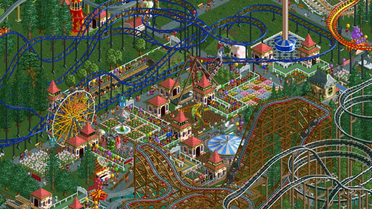 Screenshot for RollerCoaster Tycoon
