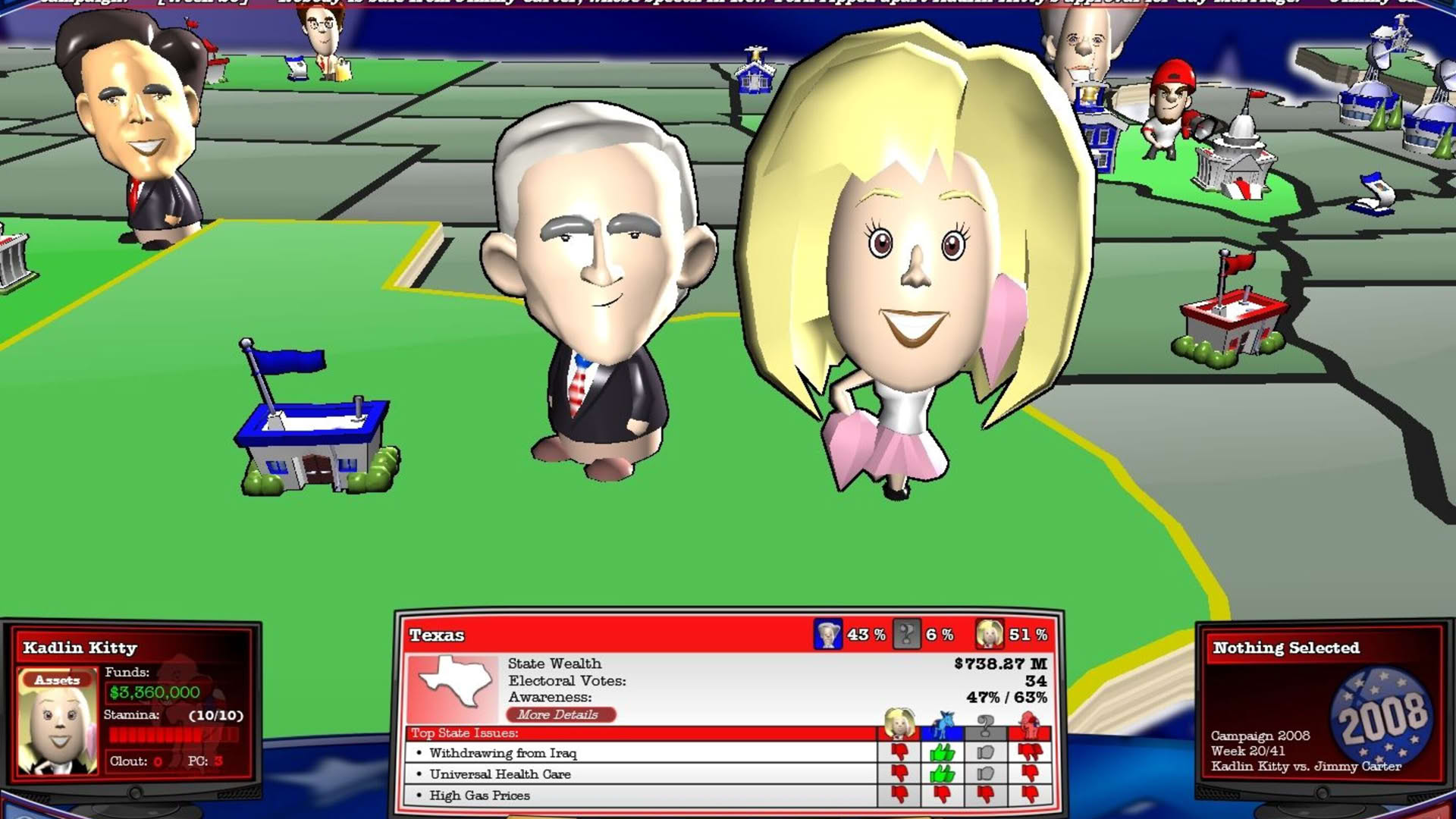 Screenshot for The Political Machine 2008