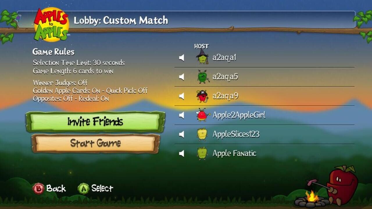 Screenshot for Apples to Apples