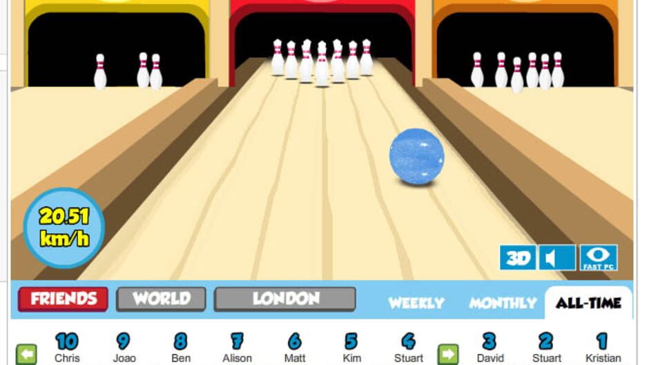 Screenshot for Bowling Buddies