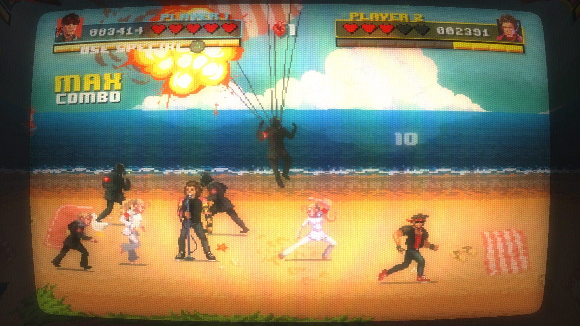 Screenshot for Kung Fury: Street Rage - A Day at the Beach