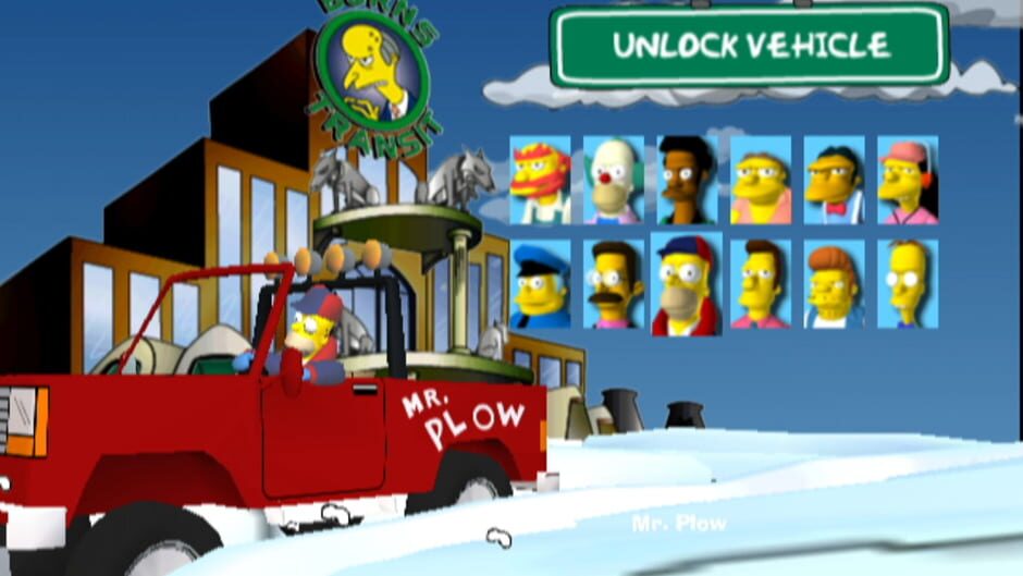 Screenshot for The Simpsons: Road Rage