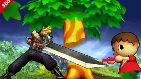 Screenshot for Super Smash Bros. for Nintendo 3DS: Cloud