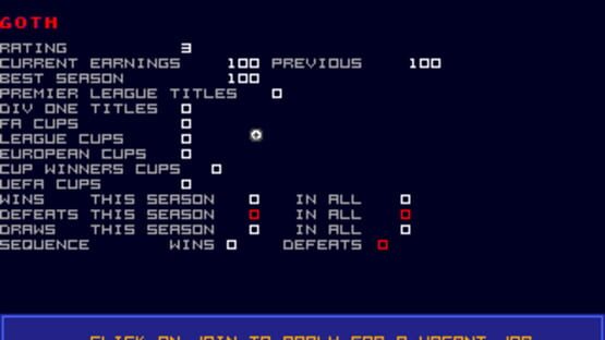 Screenshot for Tactical Manager 2