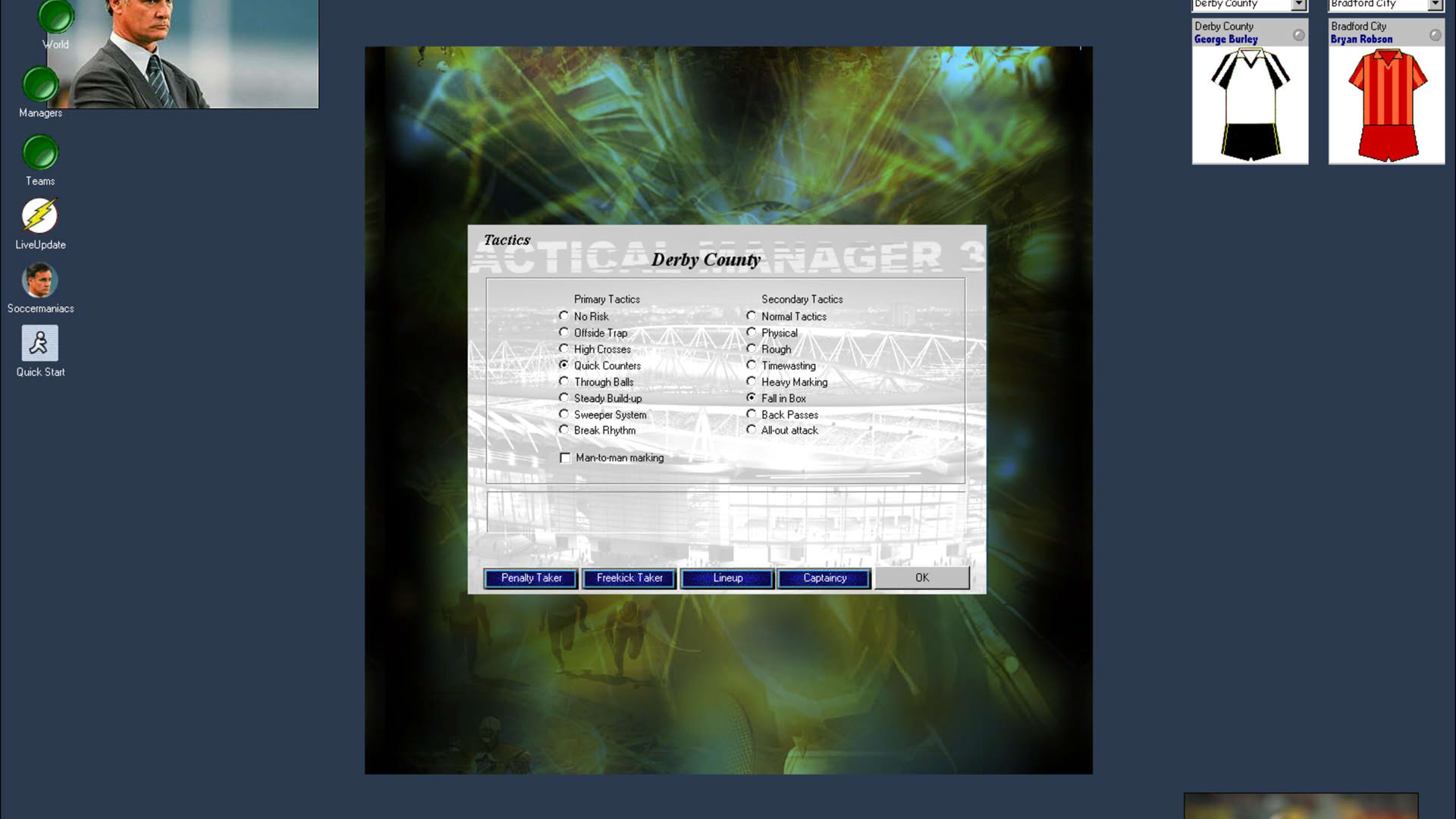 Screenshot for Tactical Manager 3