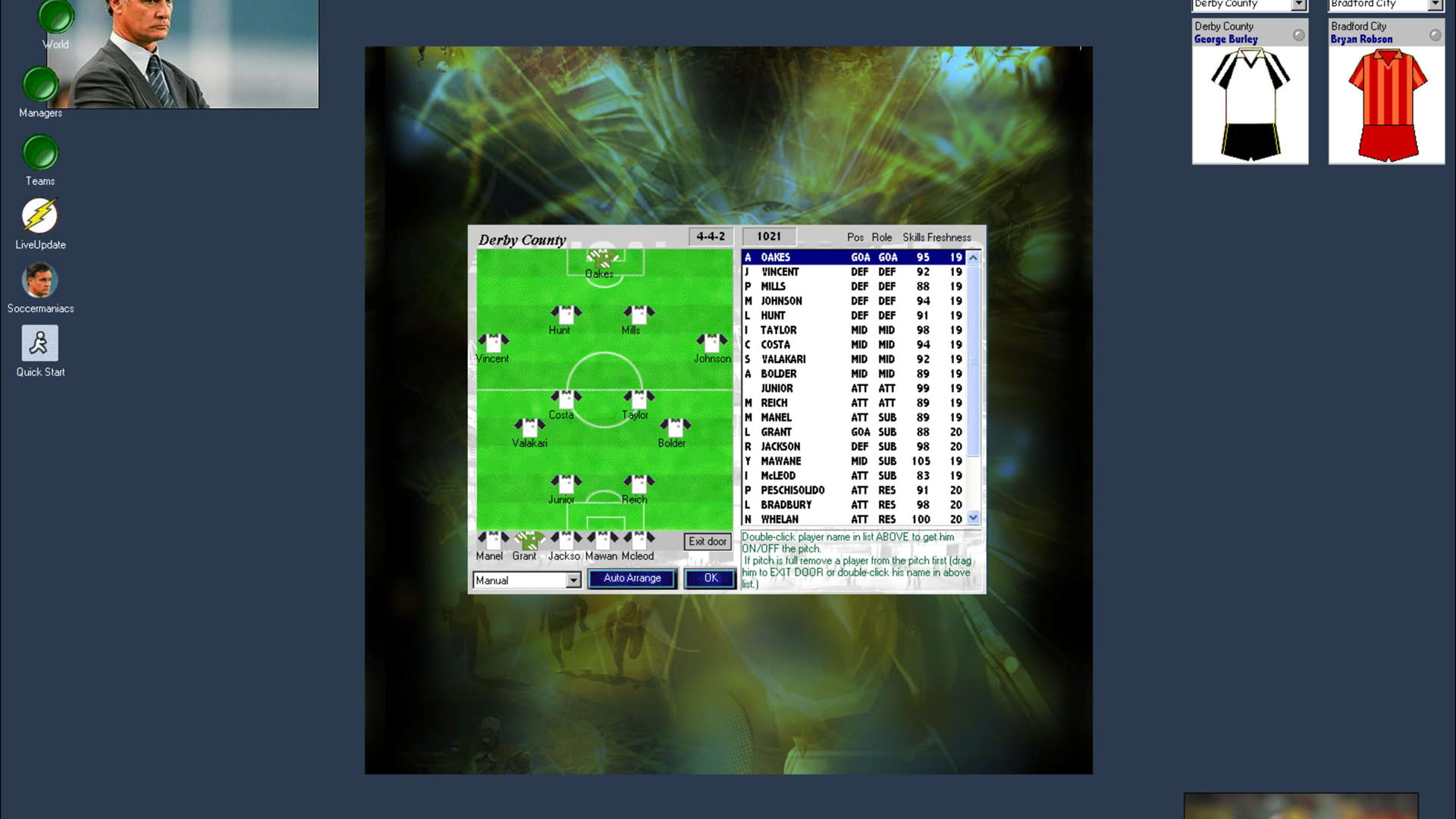 Screenshot for Tactical Manager 3