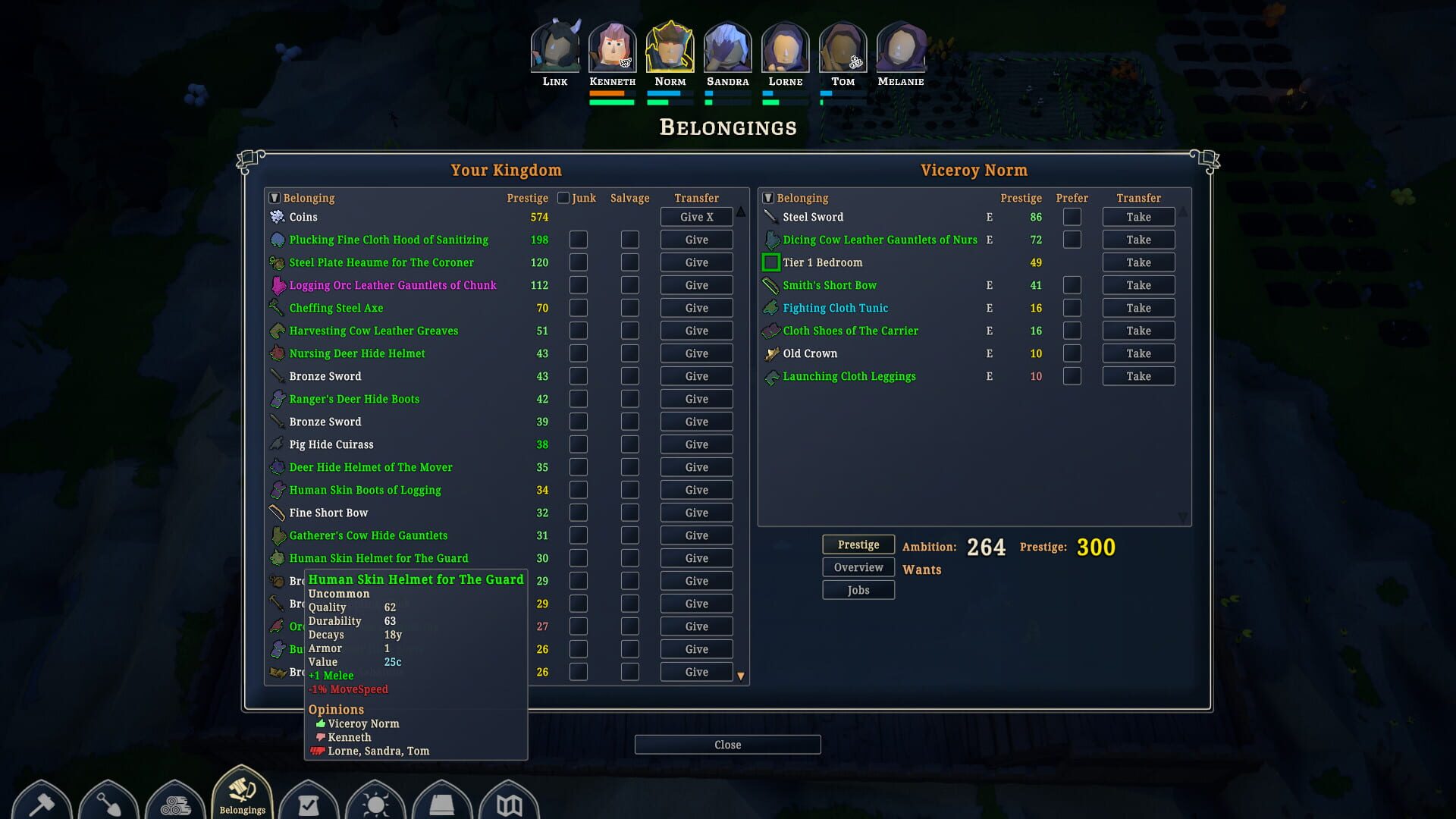 Screenshot for Noble Fates