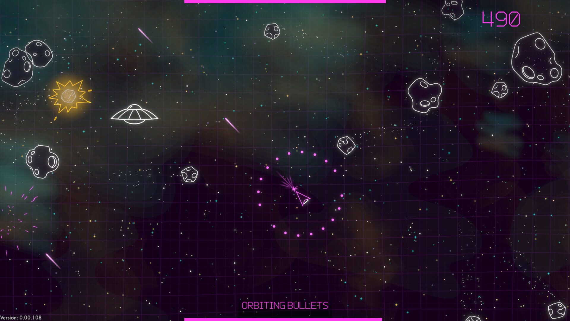 Screenshot for Asteroids: Recharged